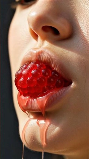 Raspberry Jelly ASMR 🍬 #candy #asmr