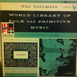 Various - The Columbia World Library Of Folk And Primitive Music - Vol. VIII - Canada