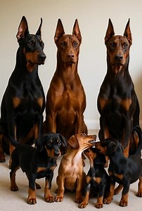 Doberman on Reels