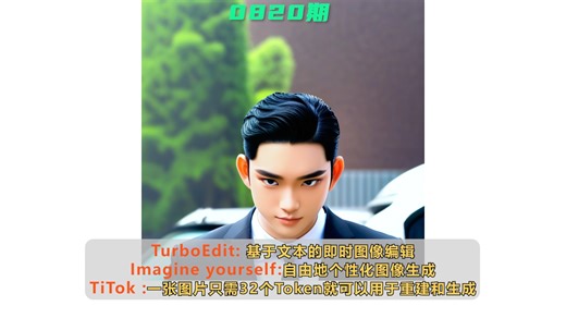 TiTok和TurboEdit以及Imagine yourself方法介绍