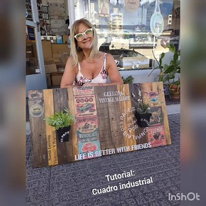 Nuevo tutorial cuadro industrial!💞 | Graciela Gómez Art&Deco