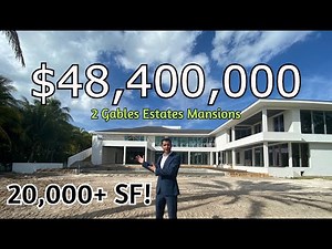 Inside TWO $25 Million Gables Estates Mega Mansions (New Construction) | Jonathan Vega