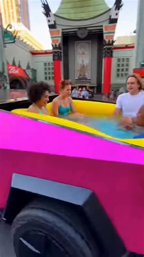 Cyber truck with the pool | Anastasiia Yermak