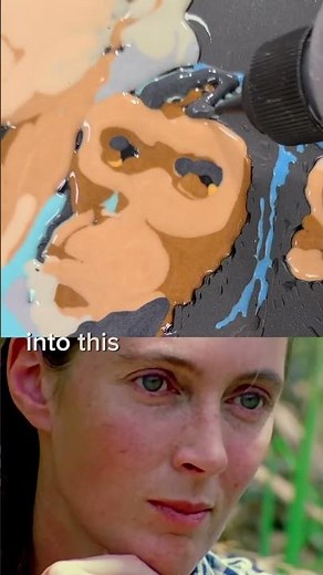 In Memoriam - Jane Goodall Pancake Art