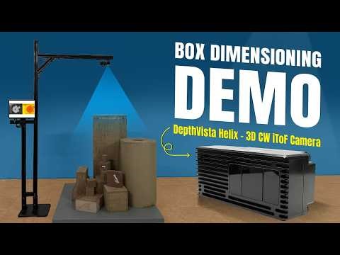 Box Dimensioning Demo Using Continuous Wave iToF depth camera | e-con Systems