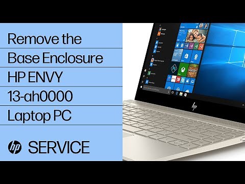 Remove the Base Enclosure | HP ENVY 13-ah0000 Laptop PC | HP