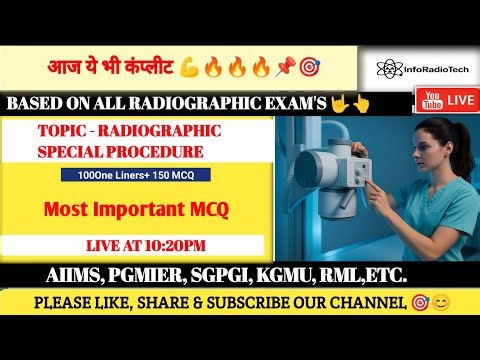 “Radiographic Procedures | 100 One-Liners + 150 MCQs | Complete Special Procedures Guide