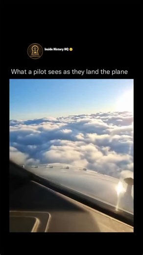 Inside | History | HQ on Instagram: "The view from a cockpit during landing is a mix of intense focus and incredible scenery. As the plane descends, pilots rely on a complex system of runway lights to guide them, providing a clear path even in dark or foggy conditions. Follow @InsidehistoryHQ for more. While the landscape below rushes by, the crew must constantly monitor their instruments to manage speed and altitude. This final approach requires quick thinking and steady hands to ensure the air