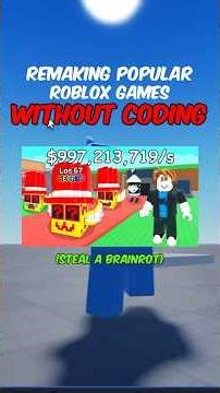 Creating Steal a Brainrot (WITHOUT CODING)