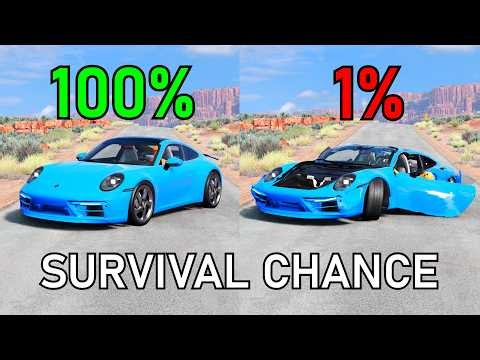 Realistic Survival Chance Crashes #23 | BeamNG.drive