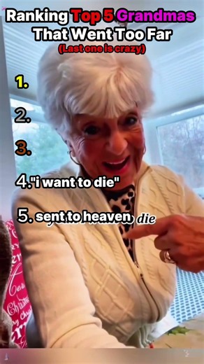 Ranking Top 5 Grandmas That Went Too Far👵🏽