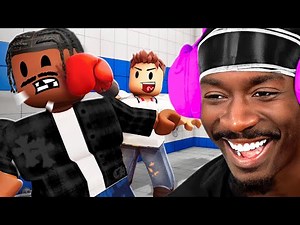 BruceDropEmOff Gets BULLIED in Roblox.. (HILARIOUS)