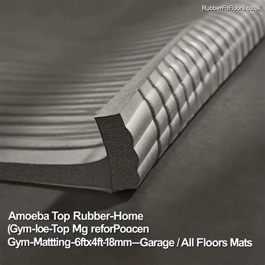 18mm Rubber Gym Mat – HEAVY DUTY Amoeba
