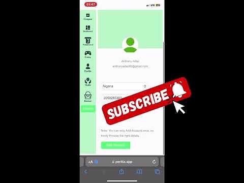 HOW TO SETUP YOUR PROFILE/ACCOUNT ON PERITIA (Tutorial)