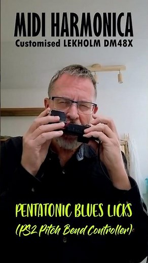 MIDI HARMONICA - Pentatonic Blues Licks