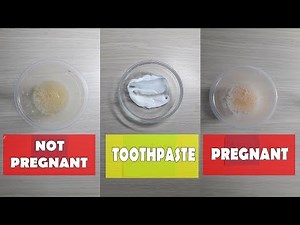 Homemade Pregnancy Test With Toothpaste | Pregnancy Test With A Toothpaste | Pregnancy Test At Home