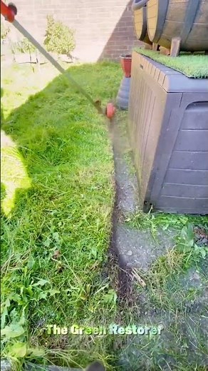 Edging | Blowing | Mowing | Landscaping | Trimming | Pressure Washing #shorts #satisfying