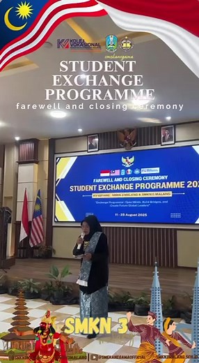 Majlis Penutup Program Pertukaran Pelajar & Pensyarah KV Sepang Di SMKN.3 & SMKN.6 Malang, Jawa Timur, Indonesia 🇮🇩 🇲🇾 #KolejVokasionalSepang #KVSepang #SMKN3 #SMKN6