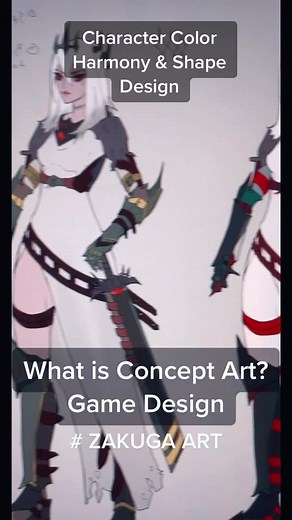 Understanding Character Concept Art Color Composition & Shape Design