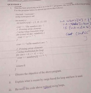 Given the following C   program:cpp#include using namespace... | Filo