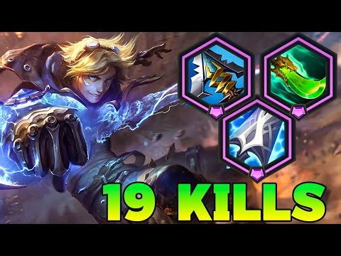 19 Kills Ezreal Guide Build Gameplay !! LOL Ezreal ADC Guide Montage Ap Ezreal Bot Lane 25.23