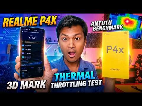 CPU MELTING? ⚠️ Realme P4x Throttling Test - 3D Mark & Geekbench Truth!