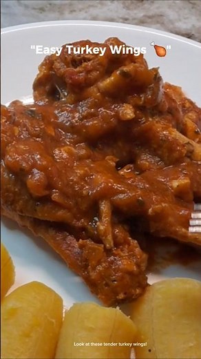 Fall-Off-The-Bone Turkey Wings You NEED to Try #soulfood #turkeywings #easyrecipe