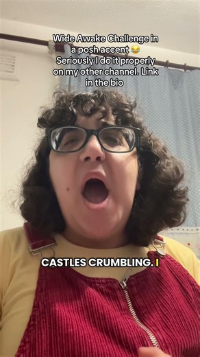 Wide Awake Challenge….. in a posh accent 🤣