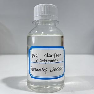 [Hot Item] Pool Chemicals Polymer Liquid Clarifier floculant in Super Blue Highly Effective Customized Package