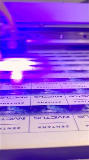 Custom Label Printing Process #shorts #3dprinting #machineasmr