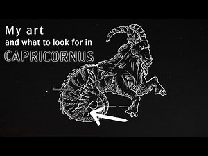 Drawing and Learning About the Zodiac Constellation Capricornus
