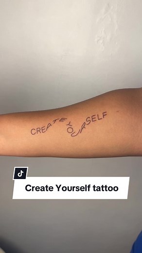 Express Self-Love with a Stunning Script Tattoo | Create Yourself