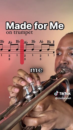 Made For Me - Muni Long Trumpet Cover | Easy Sheet Music & Lyrics