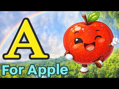 A for Apple 🍎 | ABCD Phonics Song | Hindi Nursery Rhymes | A to Z Learning Video for Kids
