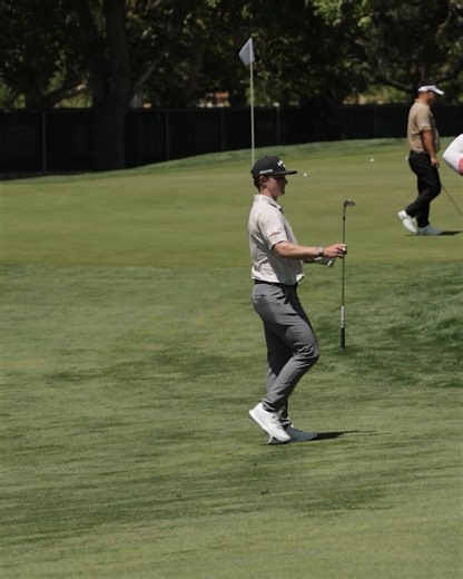 Grinding through the Monday qualifiers 💪 After getting through his second Monday of the season, Blades Brown fired off a first-round 6-under and sits in solo second. | Korn Ferry Tour