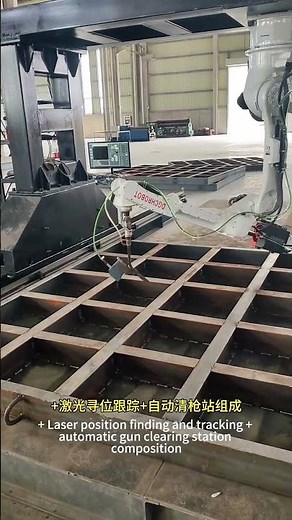 🔧 Gantry Upside-Down Welding Robot Workstation #weldingrobot #welding #workstations