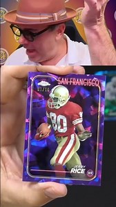 2024 Topps Chrome Sapphire Jerry Rice Purple Sapphire 1/10!