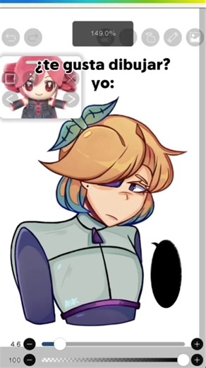 ASKEMメA on Instagram: "I wanted to make a video in the meantime over here. The audio belongs to Xiaro. Sometimes I ask myself, HOW CAN I USE SO MANY LAYERS? Excuse my English 😔 #dibujodigital #oc #fyp #humor"