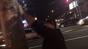 'CRISCO COPS': The so-called 'Crisco Cops' are still hard at work greasing poles at Frankford and Cottman to prevent fans from climbing them after the game. MORE: http://bit.ly/2G0KRbZ | FOX 29