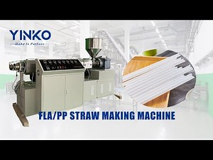 High Capacity PLA Drinking Straw Making Machine Working Perfectly