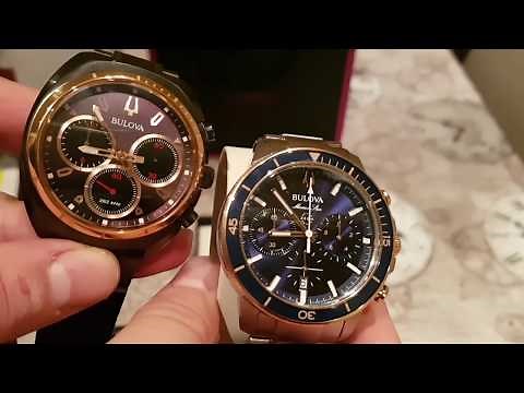 Bulova Marine Star Chronograph 98B301 Review - Jack Daniel's - Bulova Curv