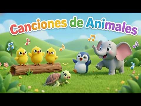 Canciones de Animales en Español 🐾 Canciones Infantiles Divertidas para Niños