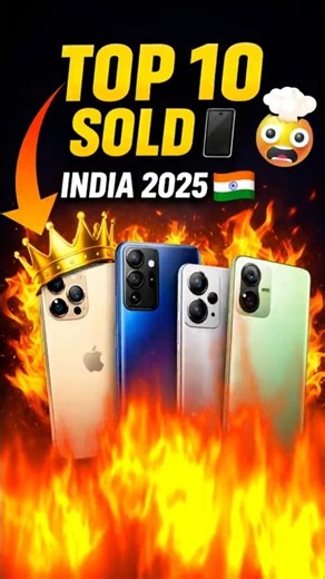 Top 10 Most Selling Smartphone in Q3 2025 ! Shocked 😲 #techvue #shorts