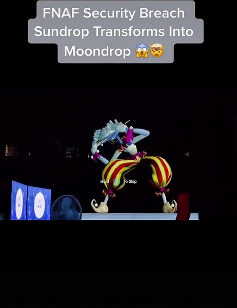 Sundrop Transforms Into Moondrop in FNAF Security Breach