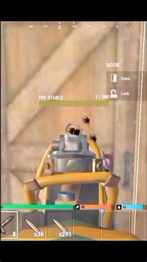 how many ammo to Destroying wooden Door #rust #oxide #rustmobile