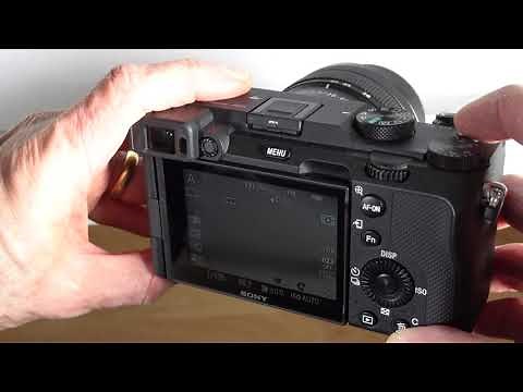 Improving Access to the Menu System on the Sony a7C Camera