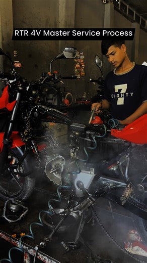 RTR 4V Master Service Process !! | Bikers Headquarter