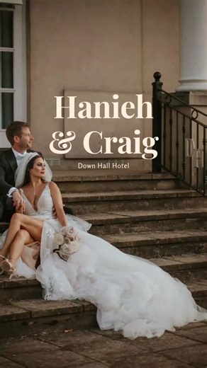 Sally | Halo Blossom Floral Design on Instagram: "Hanieh and Craig. The most stunning, dreamy wedding at Down Hall. We repurposed the ceremony florals to create a flower-filled seating area perfect for photos. Venue: @down_hall_weddings Planner: @harding_and_co Photographer: @tomhphoto"