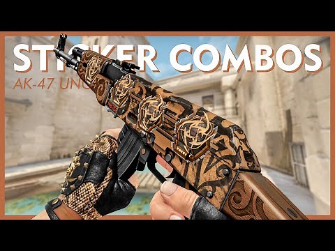 AK 47 Uncharted Sticker Combos | CSGO (2020)