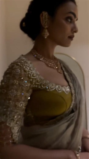 BEHIND THE SCENES | "The Golden Hour" | Gold & Silver Silk Half Saree | thearchanakarthick.com #silk